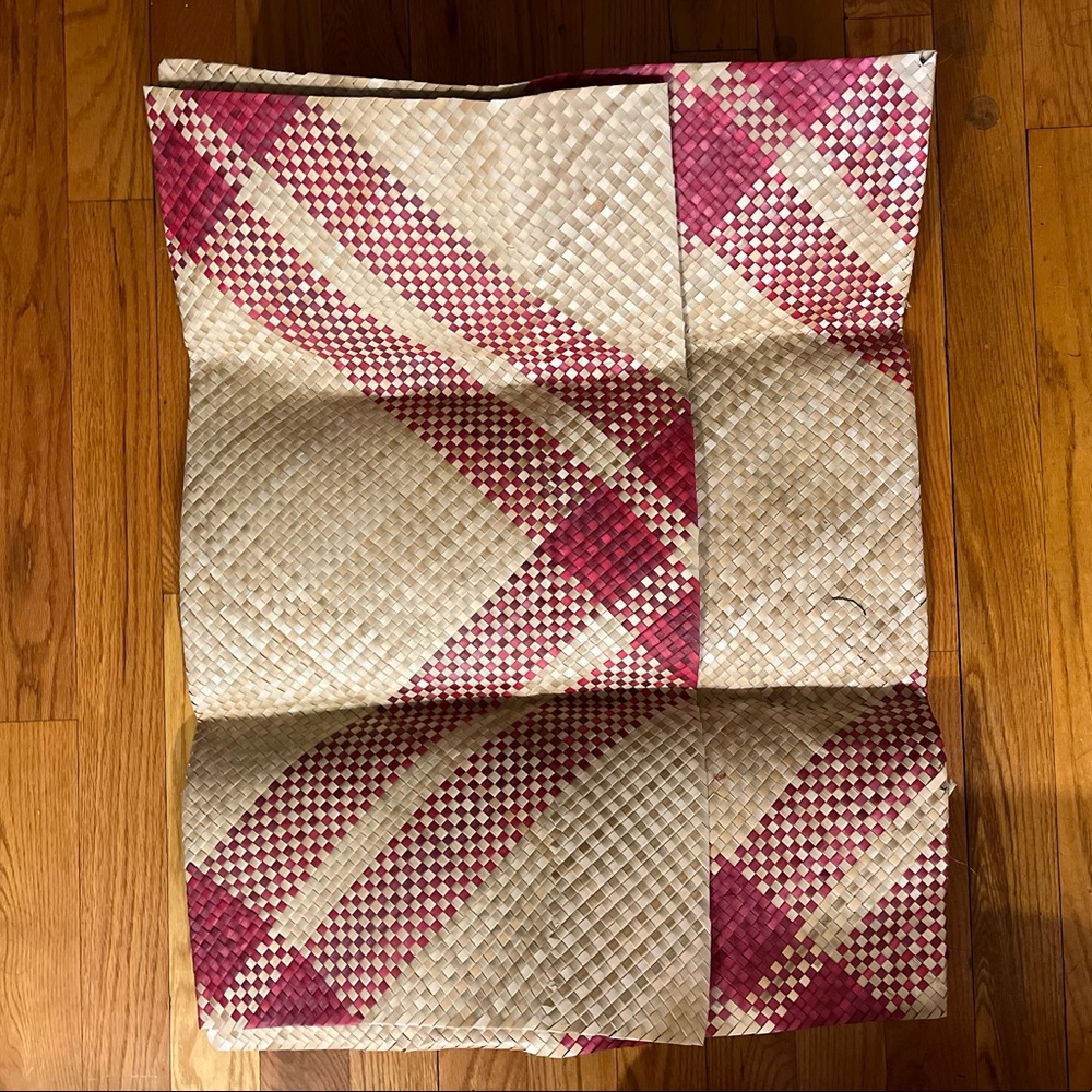 Woven picnic mat